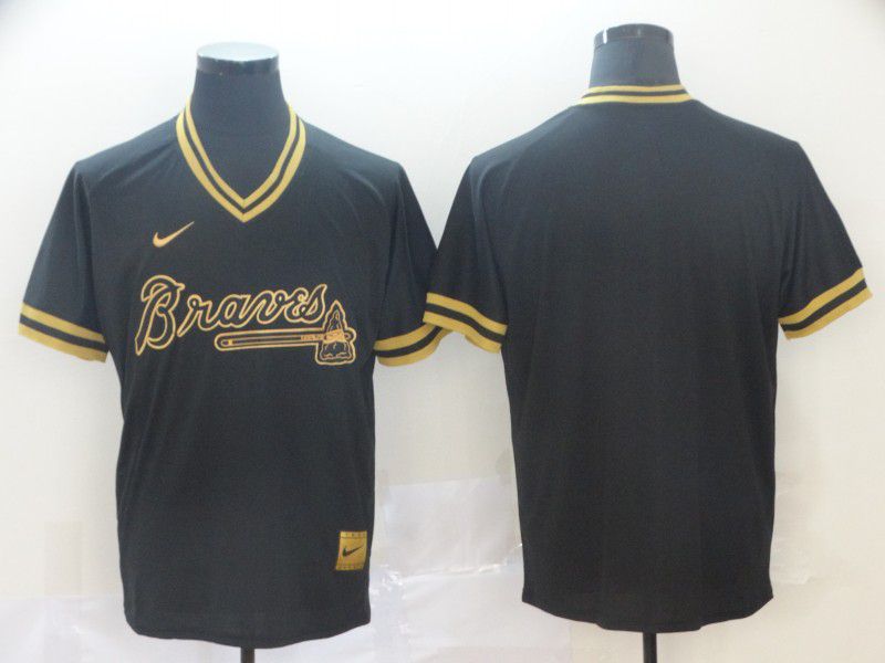 Men Atlanta Braves Blank Black gold Game Nike 2022 MLB Jersey->atlanta braves->MLB Jersey